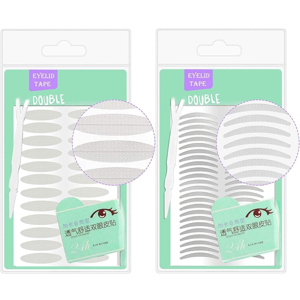 2 Packs Natural Ultra Invisible One-sided Sticky Eyelid Tapes